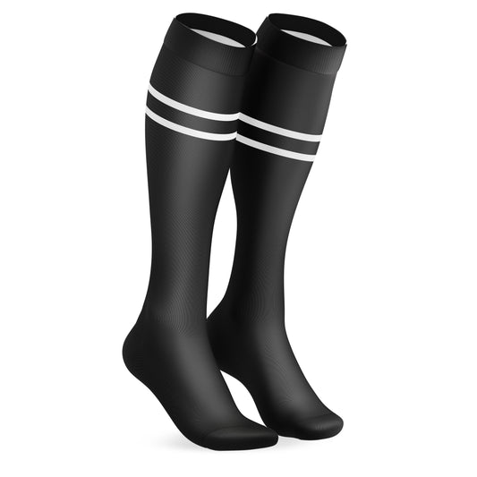 Wolves Rugby Grip Socks Black – Maximum Traction, Ultimate Performance